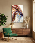 Abstract Glass Wall Art