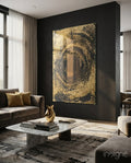 Abstract Loop Glass Wall Art
