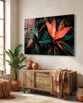 Flower Glass Wall Art