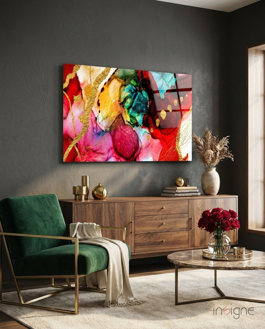 Colors Glass Wall Art