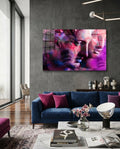 Statues Glass Wall Art
