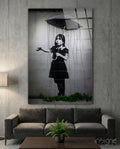 Escape from the Rain Glass Art