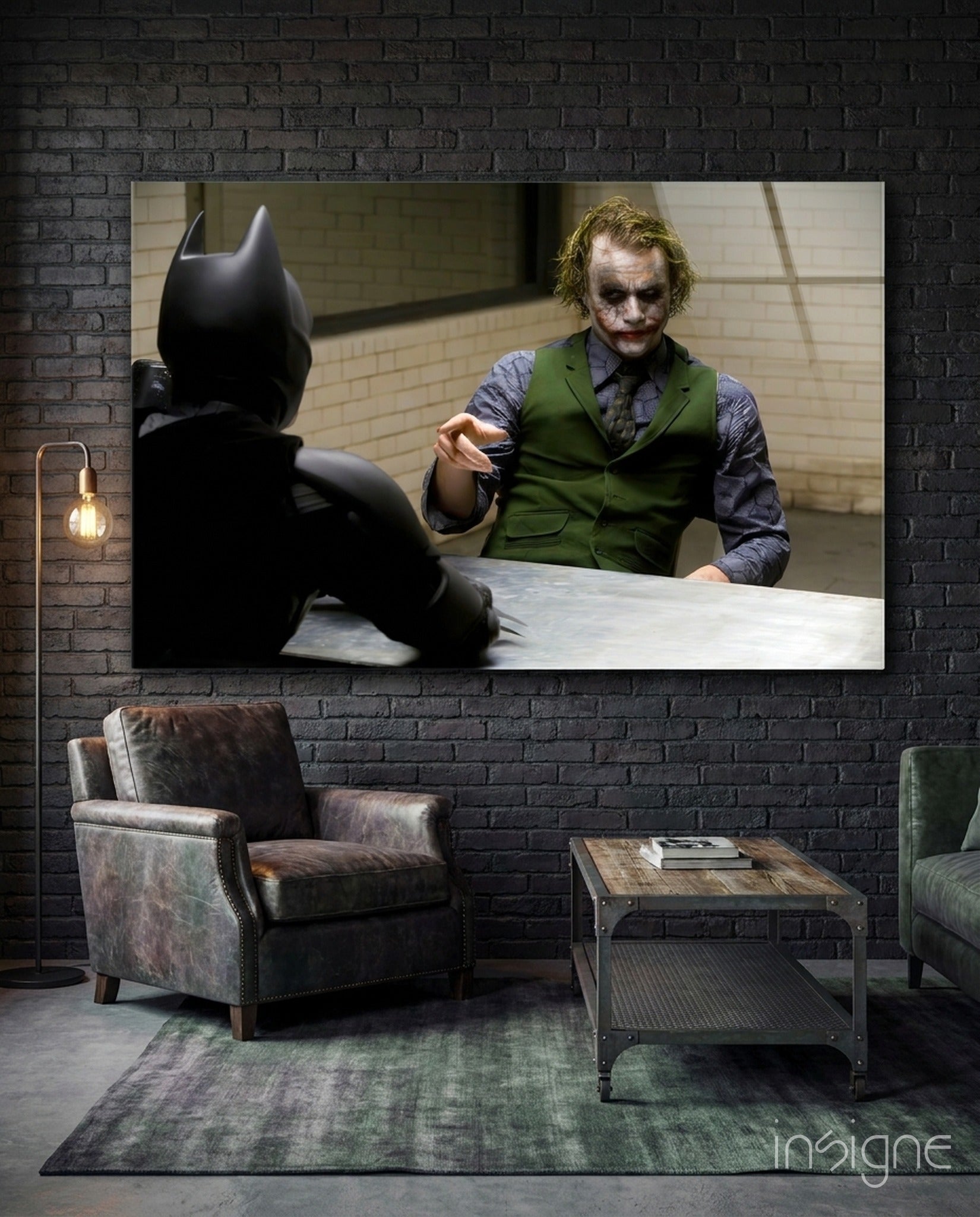 Interrogation Glass Wal Art
