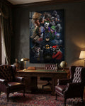 Batman Universe Glass Art
