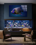 Queen Angelfish Glass Art
