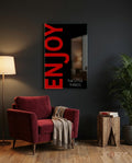 Enjoy The Little Things Glass Wall Art