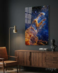 Space Glass Wall Art