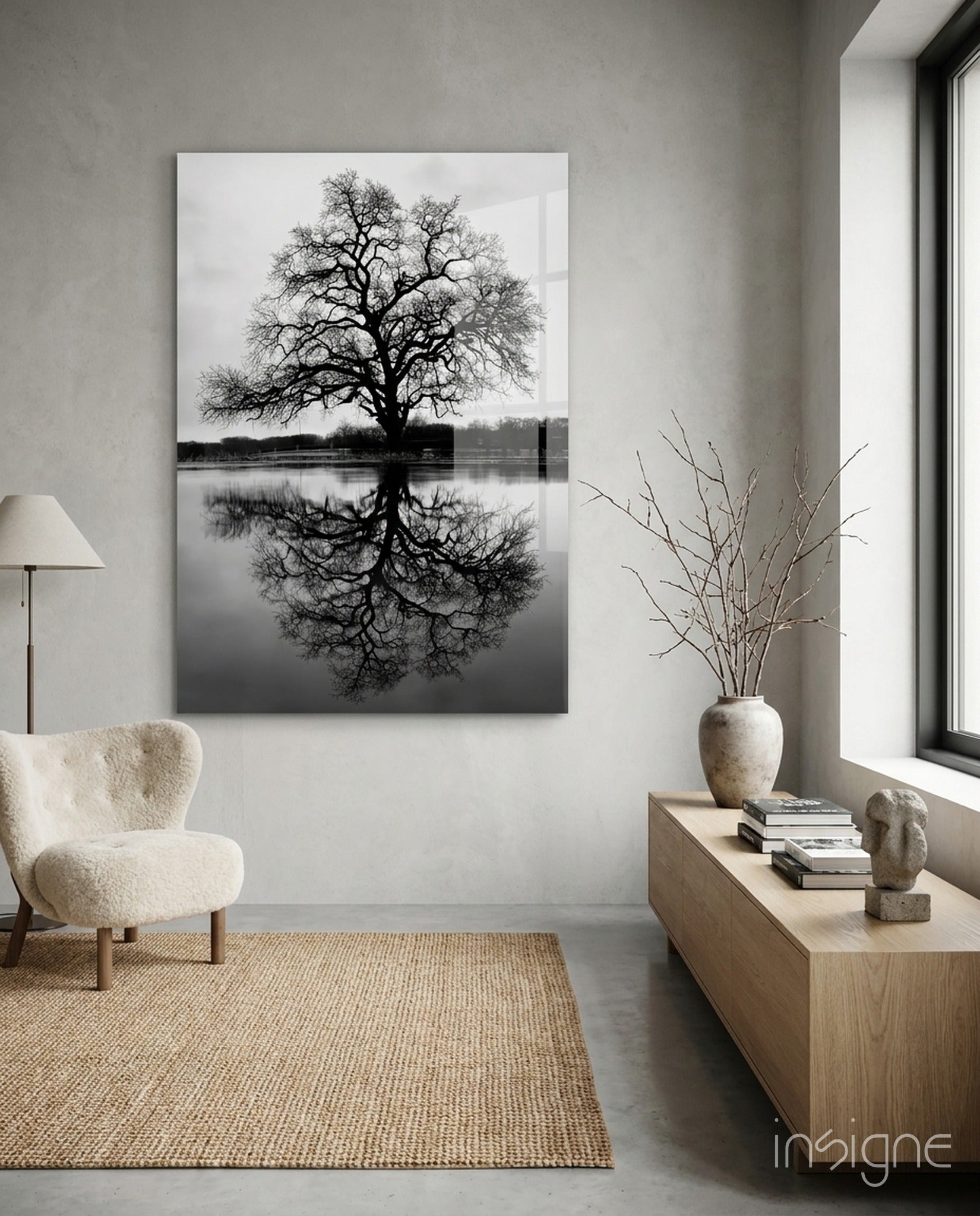 Tree Glass Wall Art