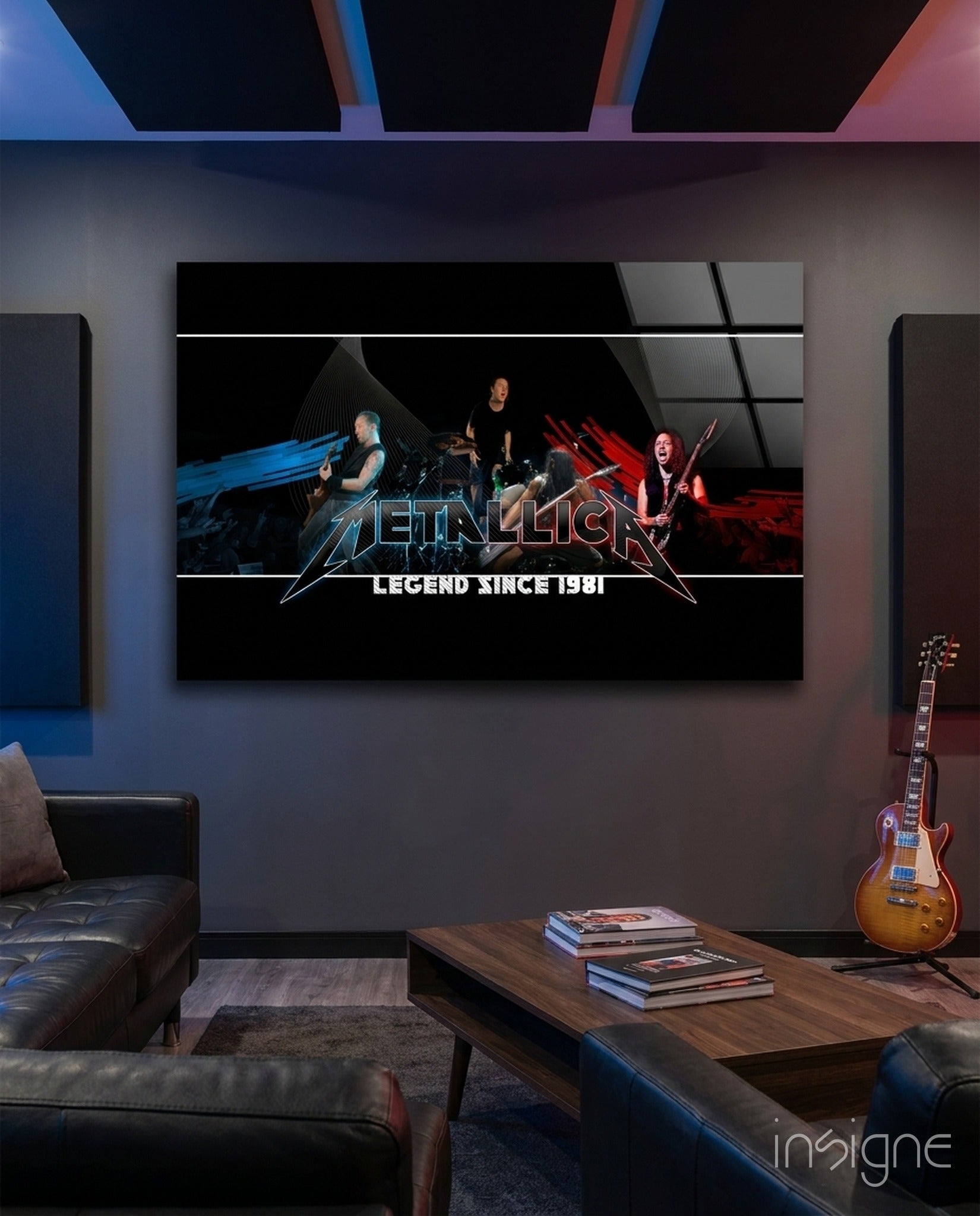 Metallica Glass Wall Art