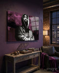 Tupac Shakur Glass Wall Art