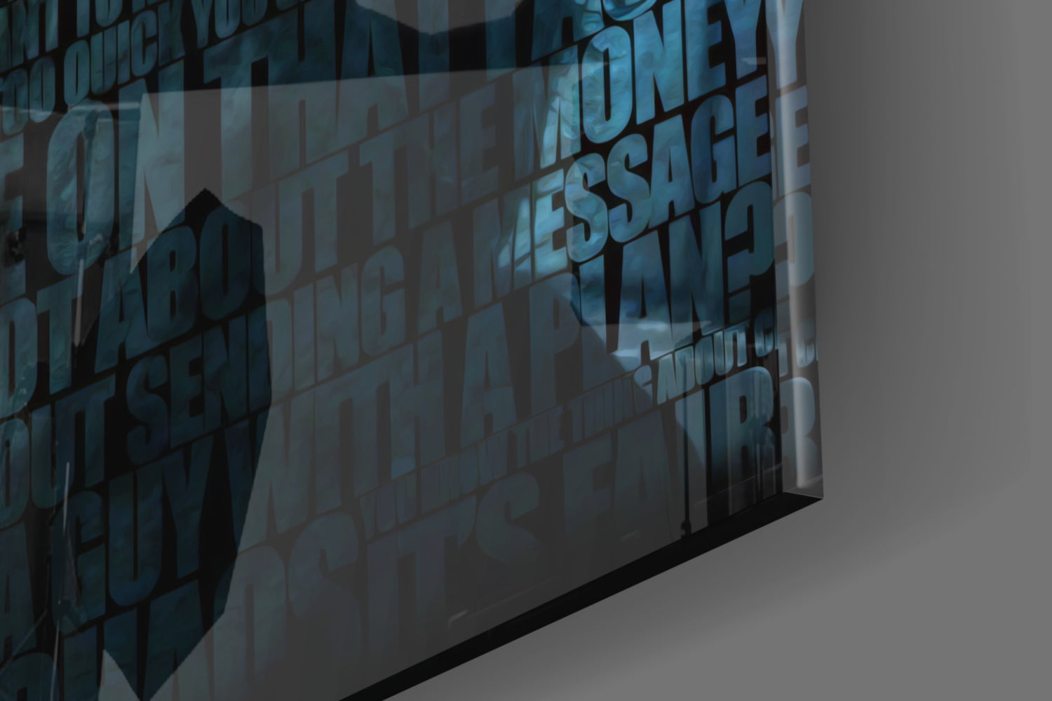 Joker Glass Wall Art