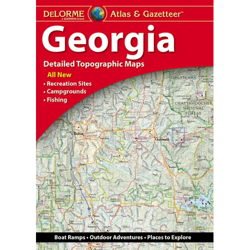 Delorme Atlas & Gazetteer Georgia 8e - Paperback