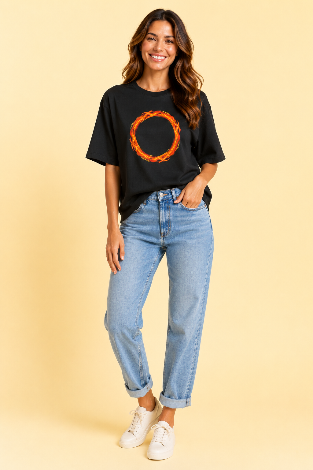 Blaze Your Own Way Ring Of Fire T-Shirt
