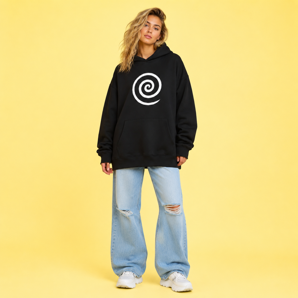 Divine Spiral Oversized Heavyweight Hoodie