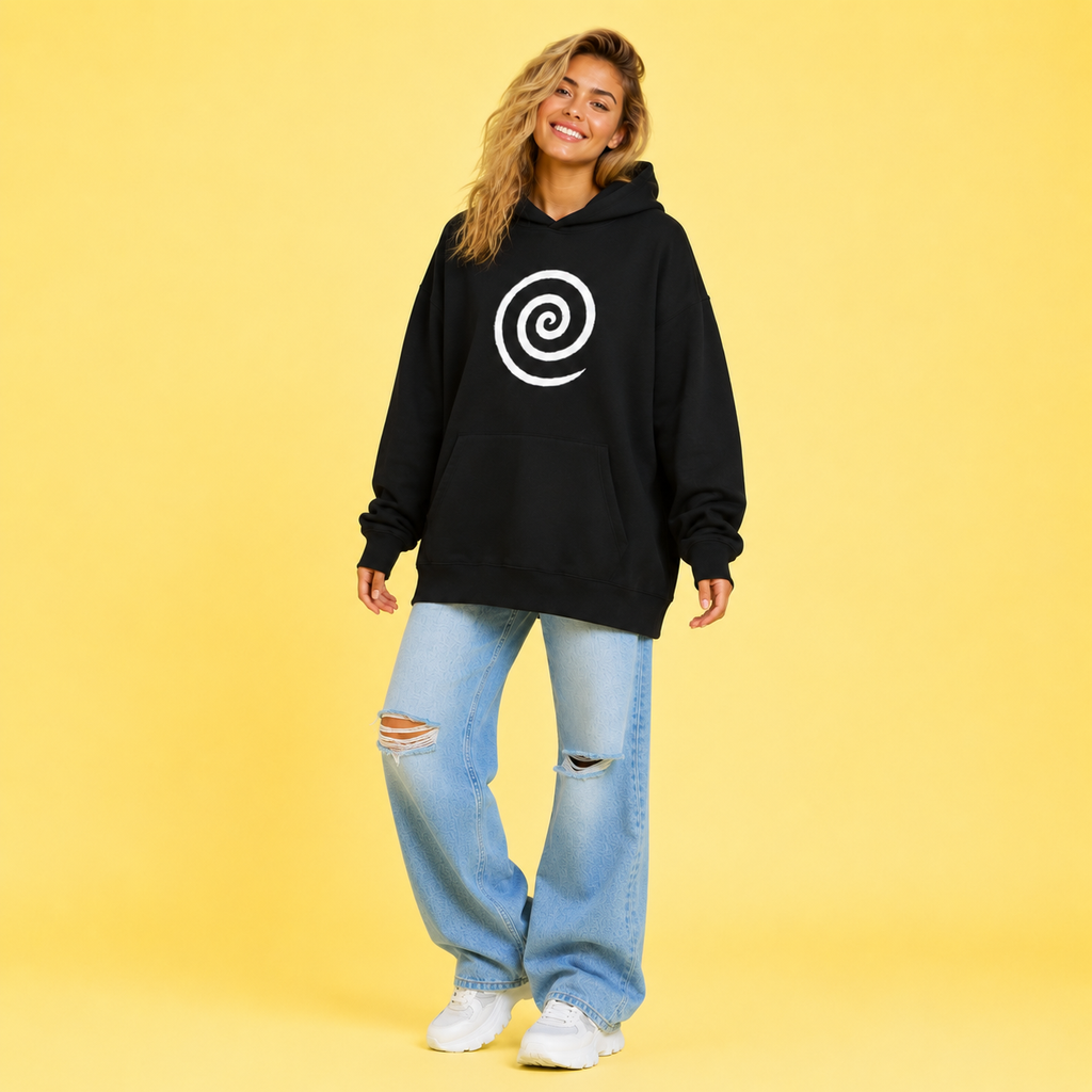 Divine Spiral Oversized Heavyweight Hoodie