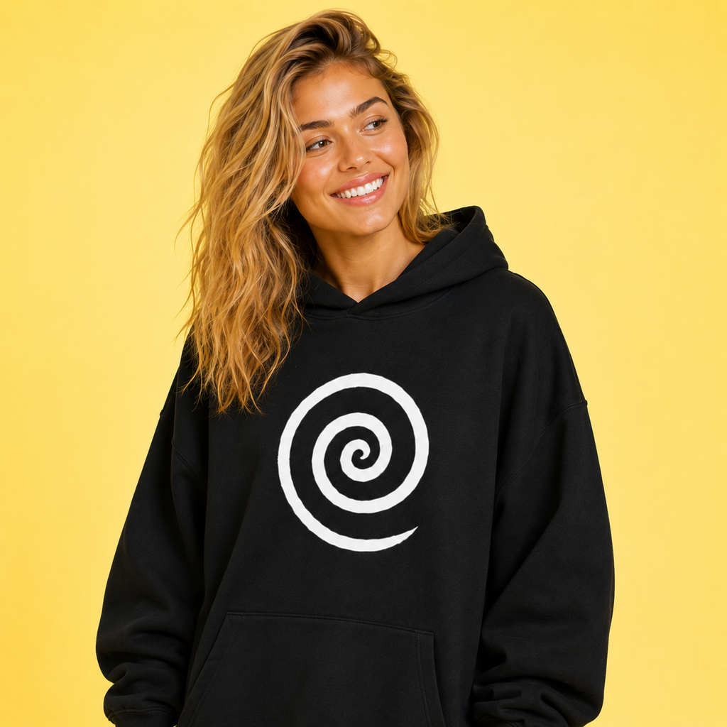 Divine Spiral Oversized Heavyweight Hoodie