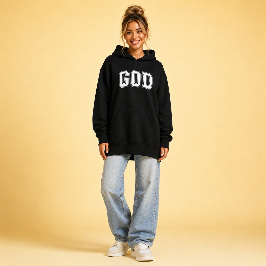 GOD Oversized Heavyweight Hoodie