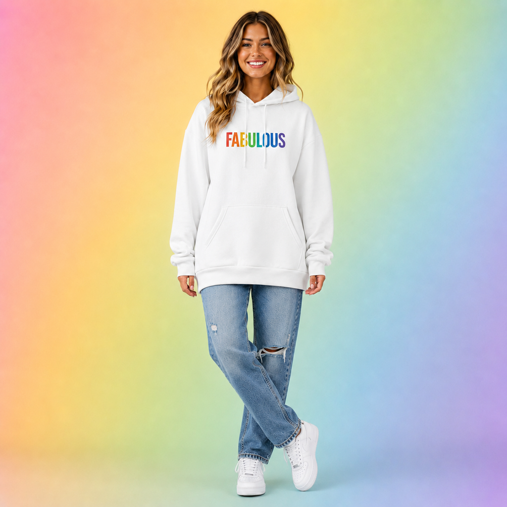 FABULOUS Rainbow Statement Hoodie