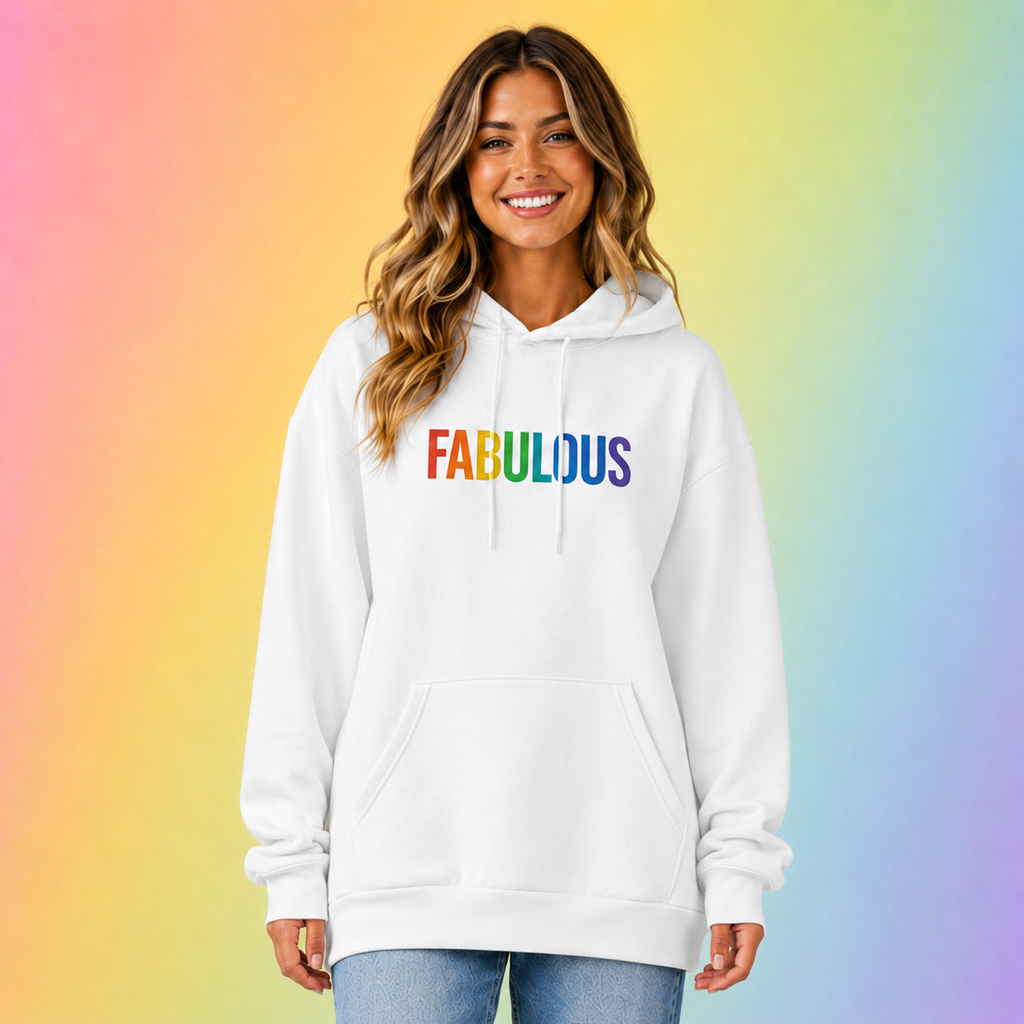 FABULOUS Rainbow Statement Hoodie
