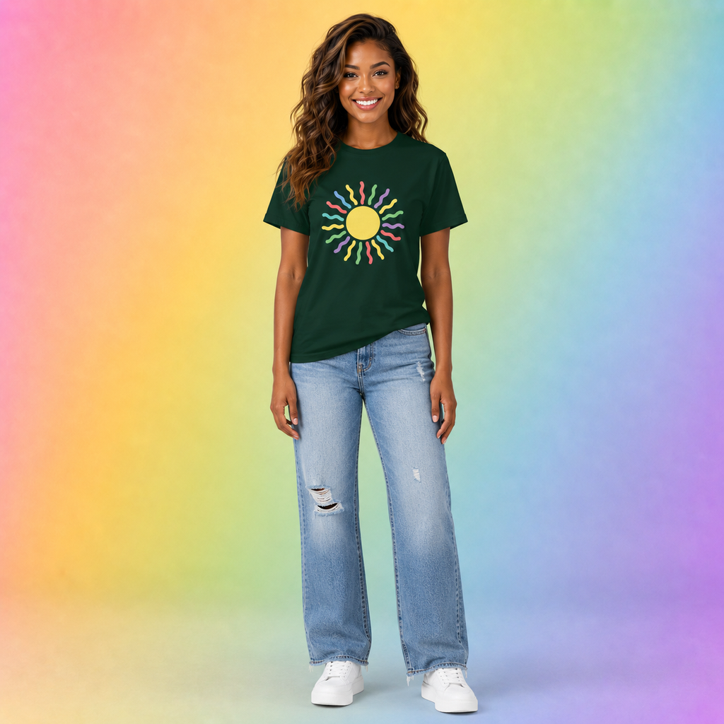 Enchanted Rainbow Sun T-Shirt