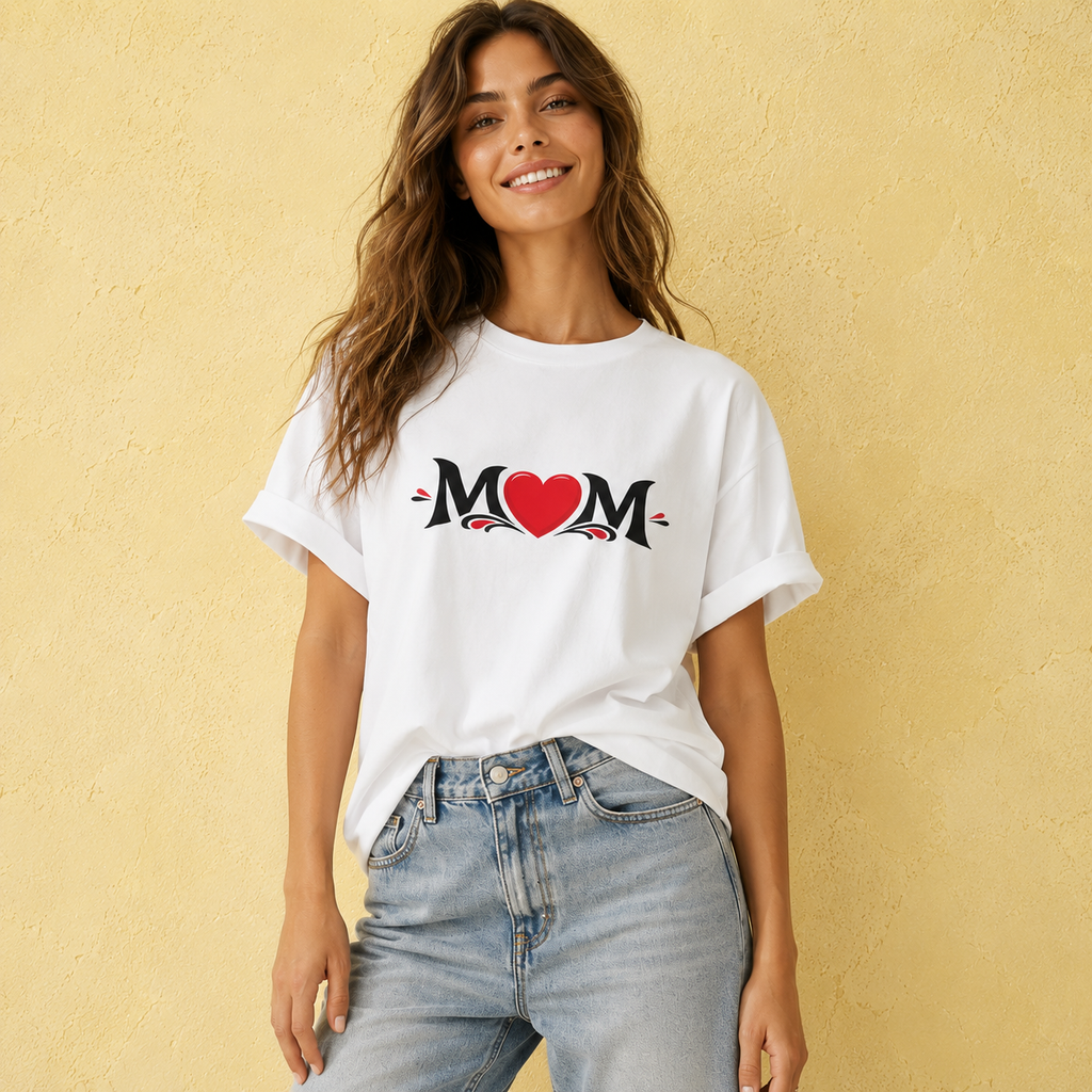 Classic MOM Heart T-Shirt