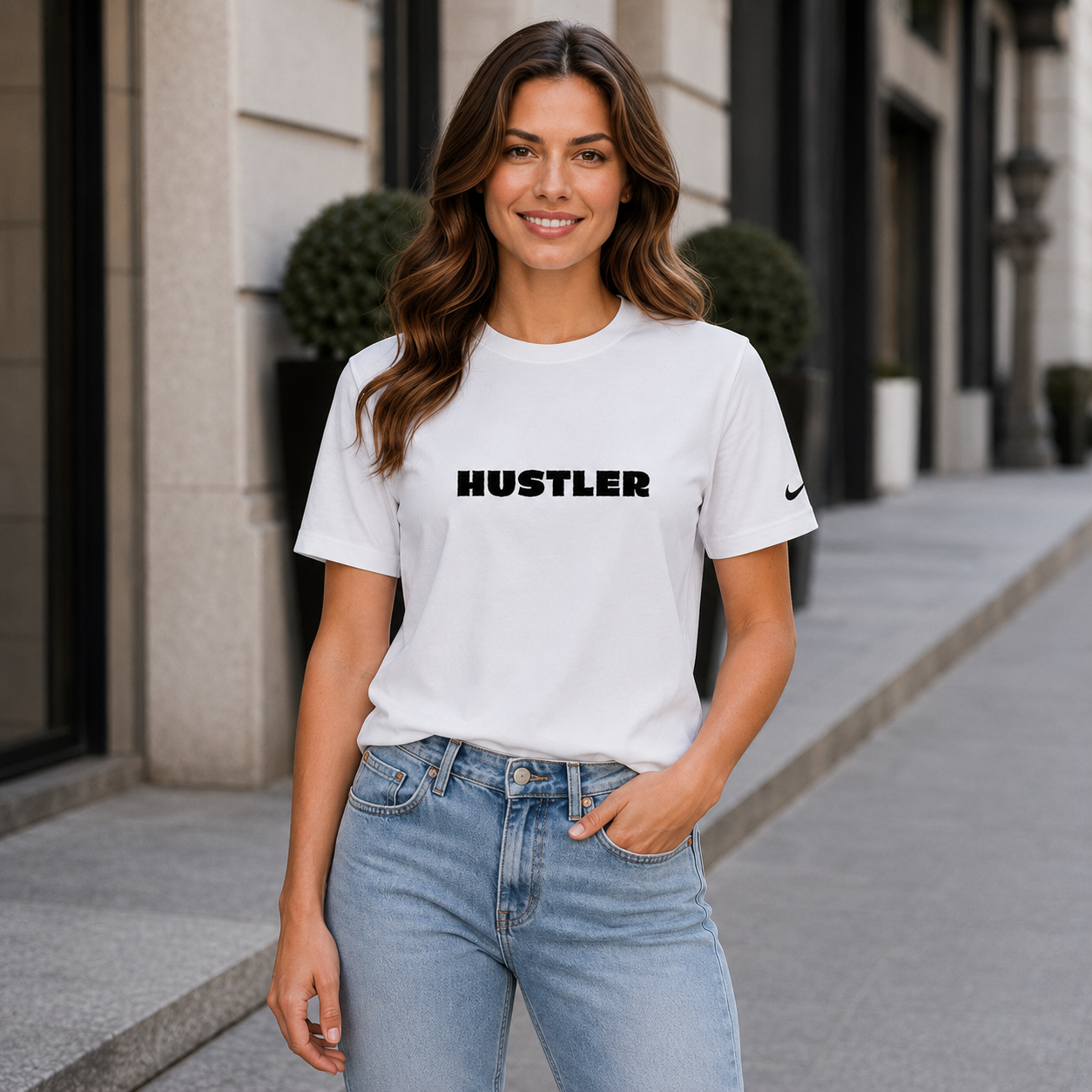 HUSTLER NIKE Premium Branded Performance T-Shirt