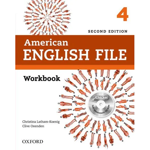 American English File Second Edition: Level 4 Workbook: With Ichecker [With CD (Audio)] - Paperback