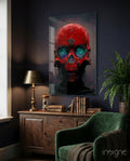 Skull Glass Art  || Designers Collection