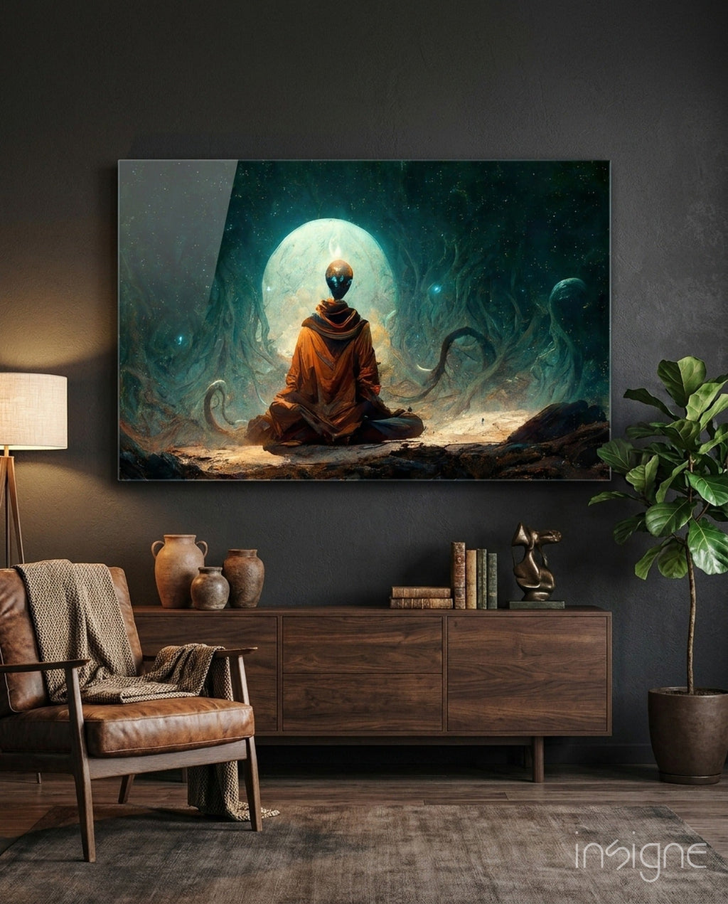 Meditation Glass Art  || Designer Collection