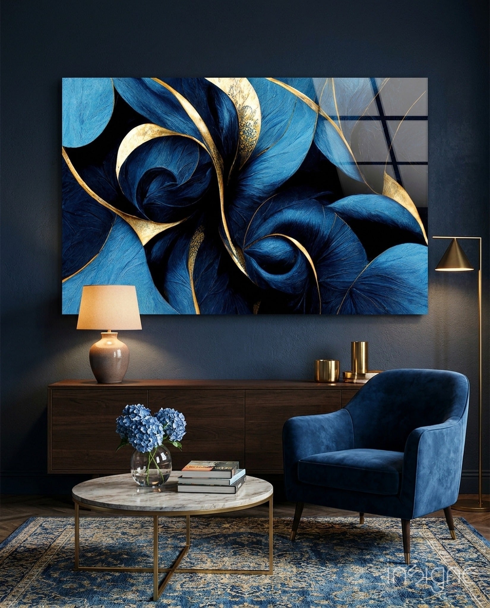 Curves Glass Art  || Designers Collection