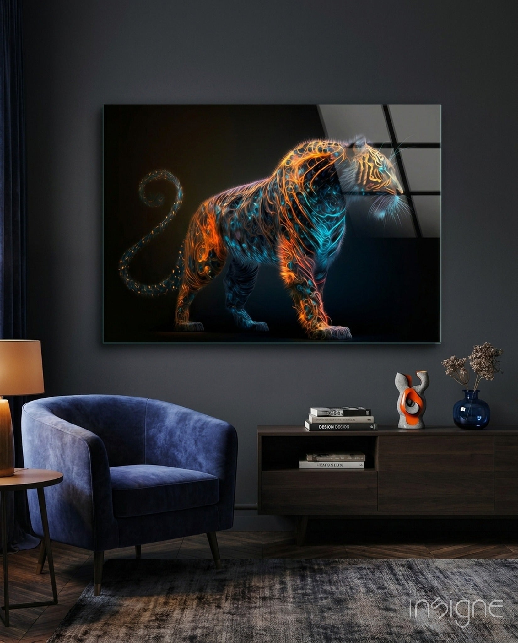 Sparkling Glory Glass Wall Art  || Designer Collection