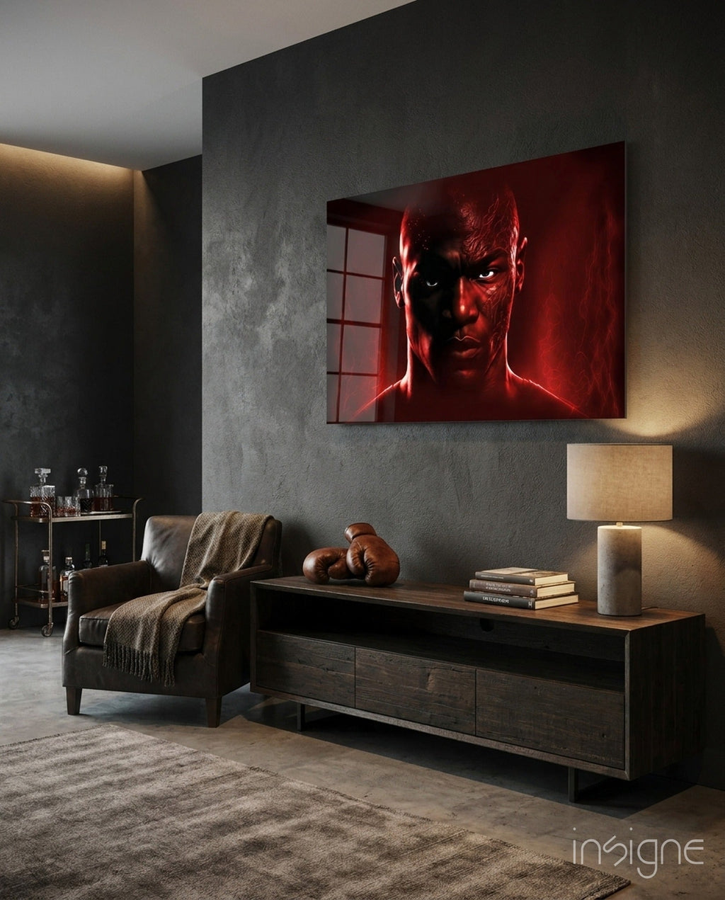 Iconic Michael Jordan Glass Wall Art  || Designer Collection