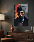 Al Pacino Glass Wall Art  || Designer Collection