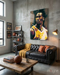Kobe Bryant Glass Wall Art  || Designer Collection