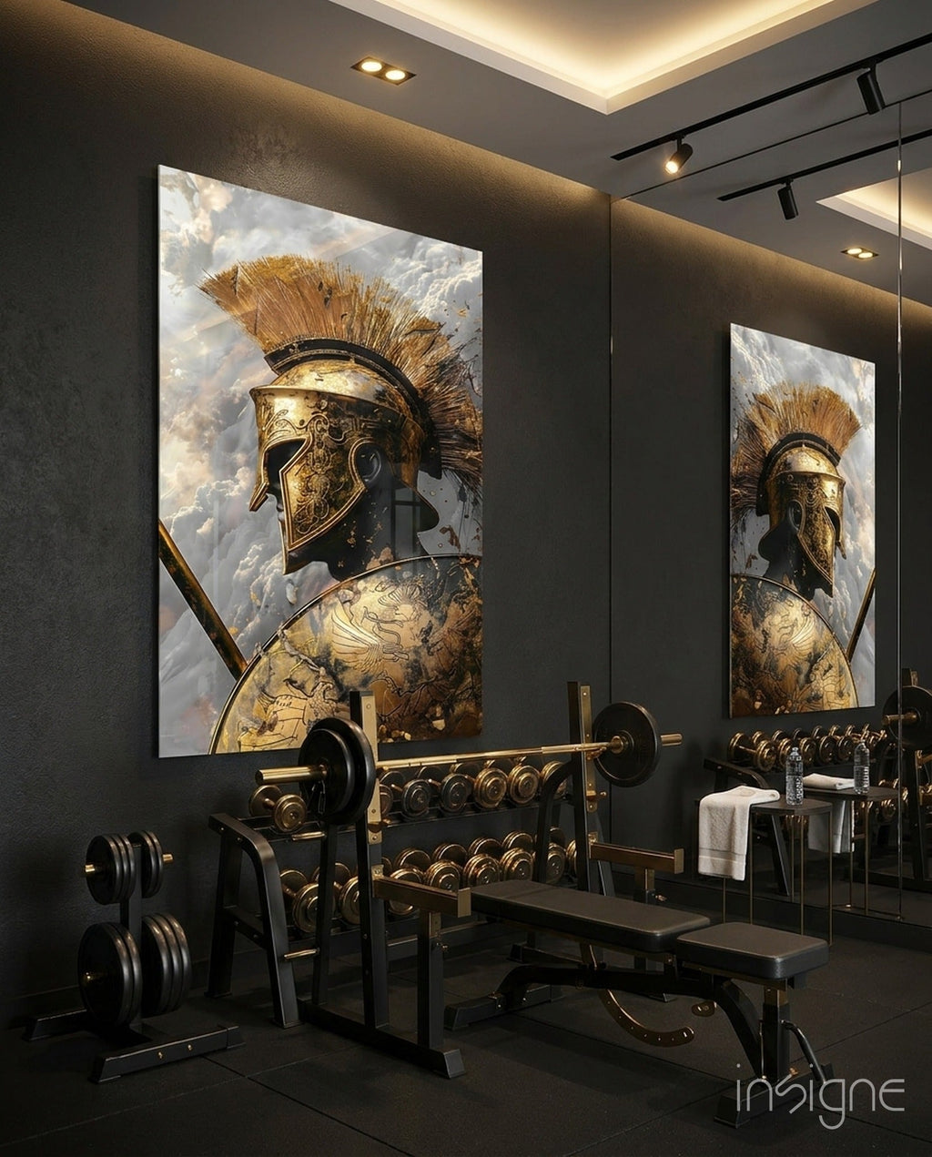 Gladiator Glass Wall Art || Designer Collection