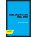 Rules, Exceptions, and Social Order - Paperback