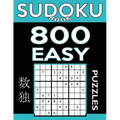 Sudoku Book 800 Easy Puzzles: Sudoku Puzzle Book With Only One Level of Difficulty - Paperback