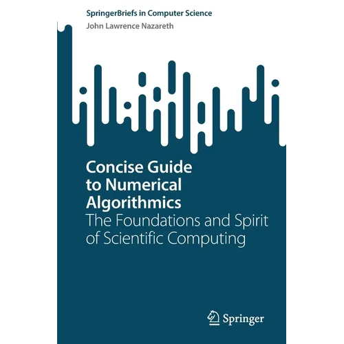 Concise Guide to Numerical Algorithmics: The Foundations and Spirit of Scientific Computing - Paperback