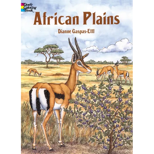 African Plains Coloring Book - Paperback