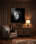 Leopard Glass Wall Art