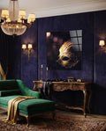 Prom Mask Glass Wall Art