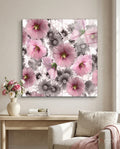 Flower Glass Wall Art