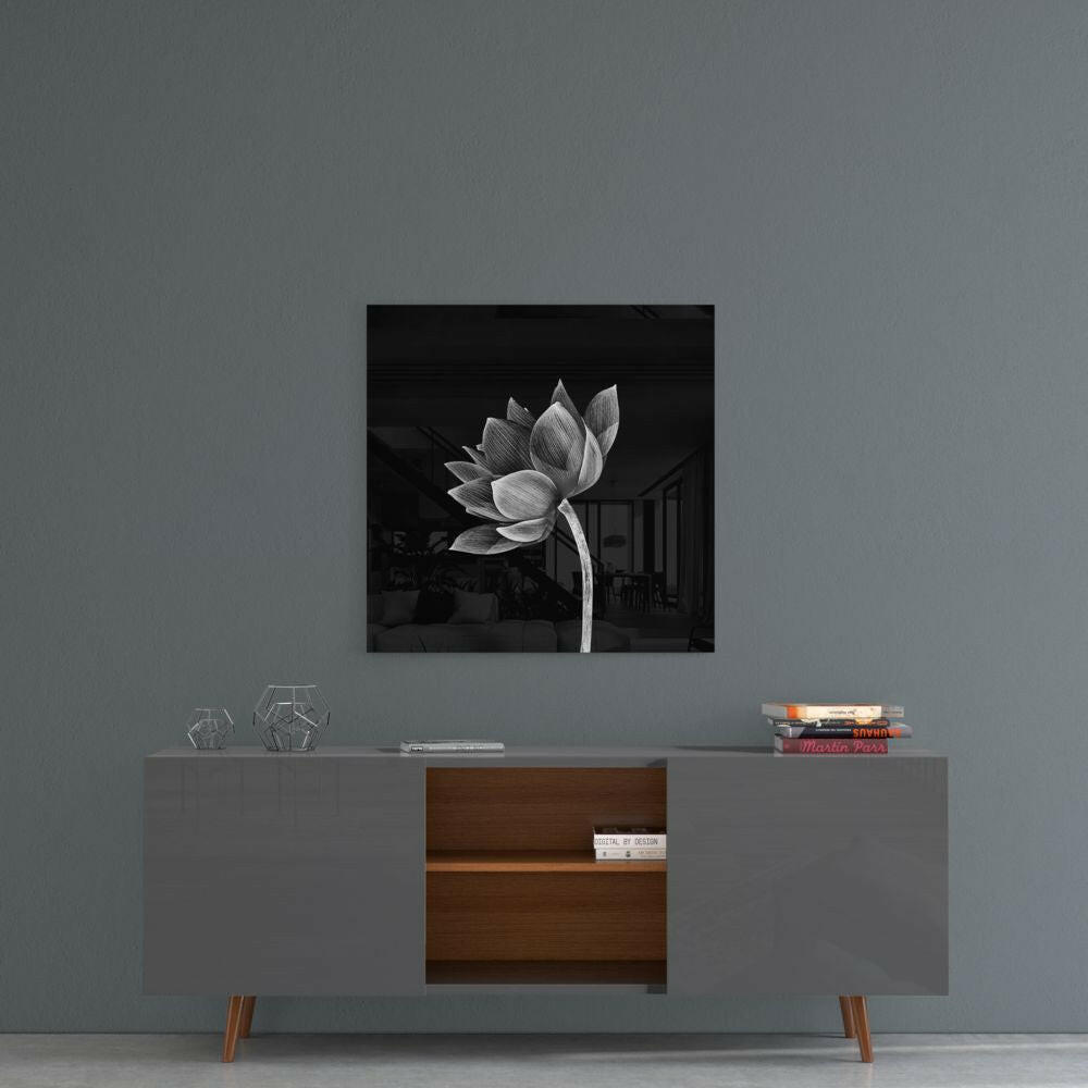 Floral Glass Wall Art