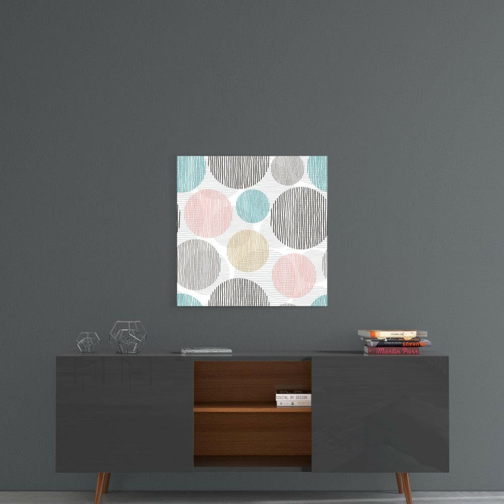 Soft Spots Glass Wall Arts