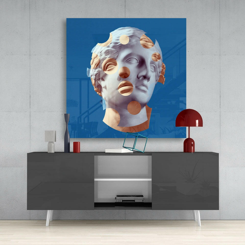 Sculpture Glass Wall Art