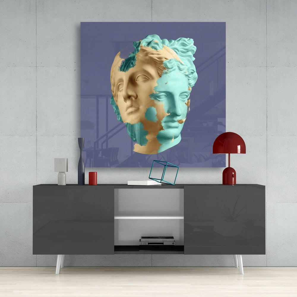 Sculpture Glass Wall Art