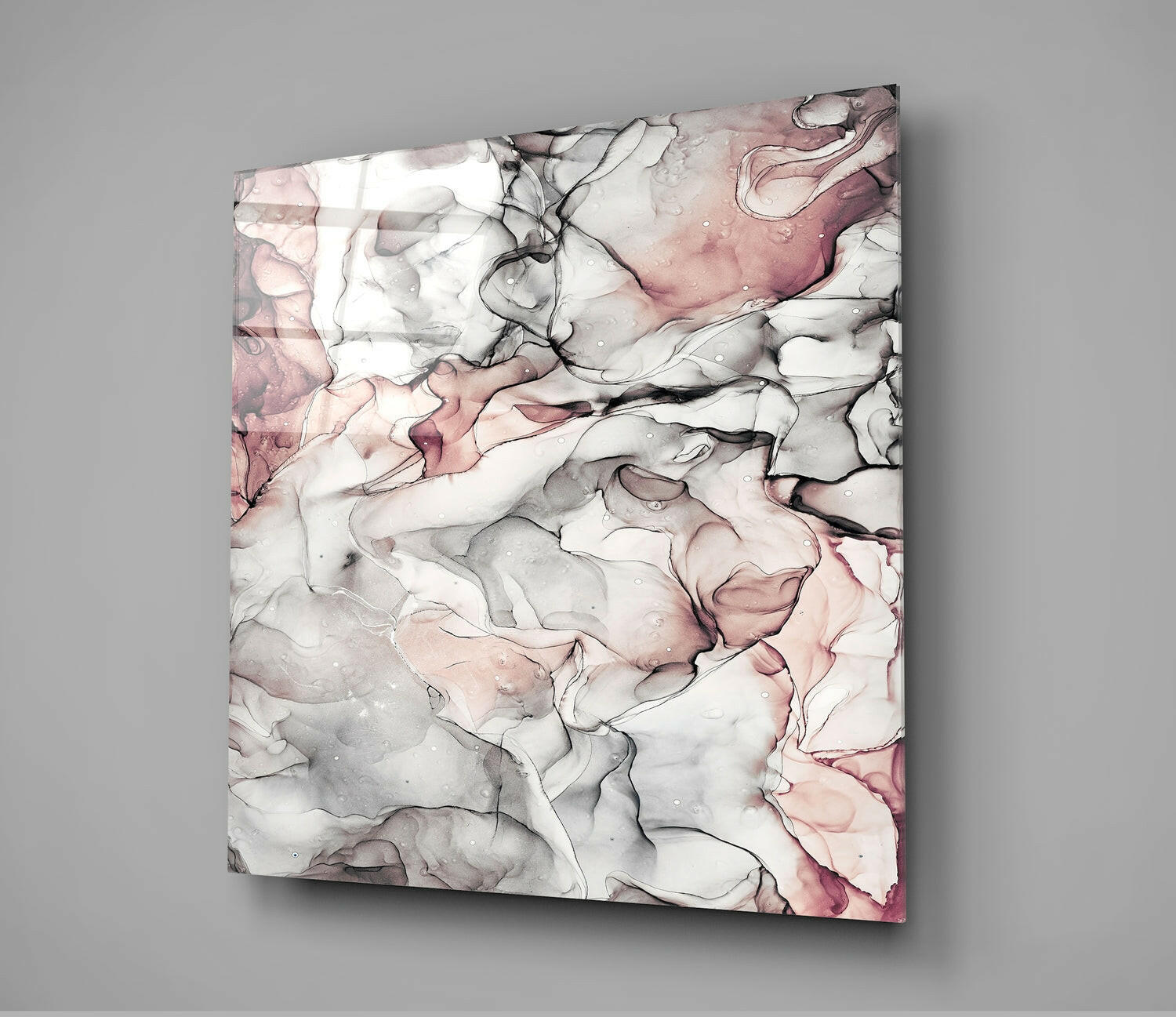 Abstract Glass Wall Art