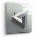 Dead End Glass Wall Art