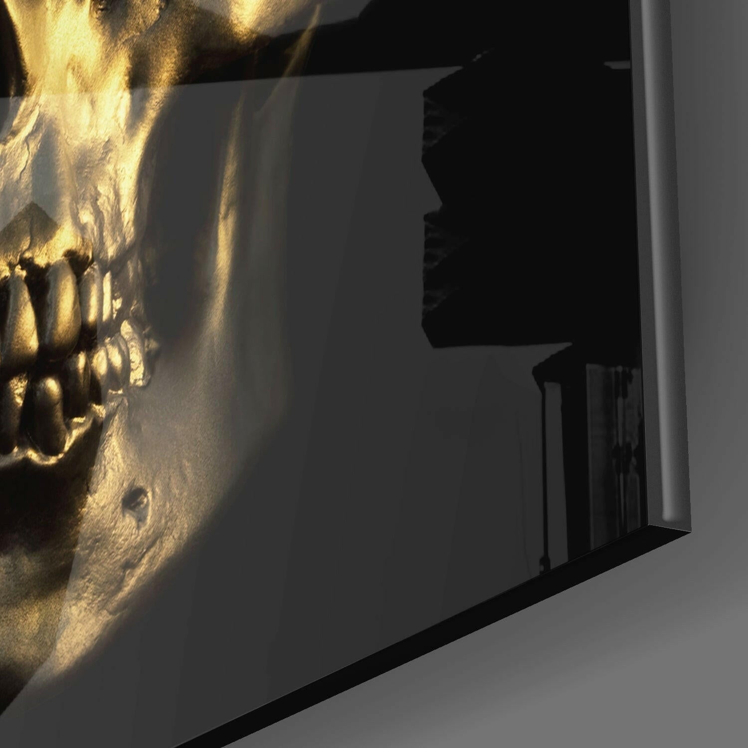 Skull Glass Wall Art
