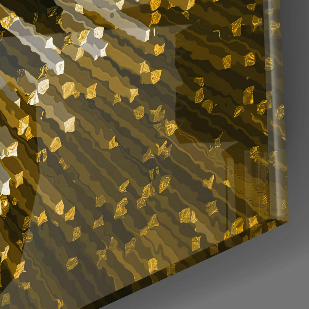 Cycle of Yellow Glass Wall Art